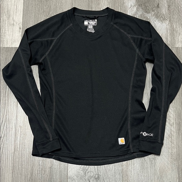 Carhartt woman’s Long sleeve thermal shirt / black / size XS - Picture 1 of 6